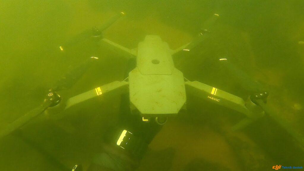 denize düşen drone'ların servisi için bizimle iletişime geçebilirsiniz